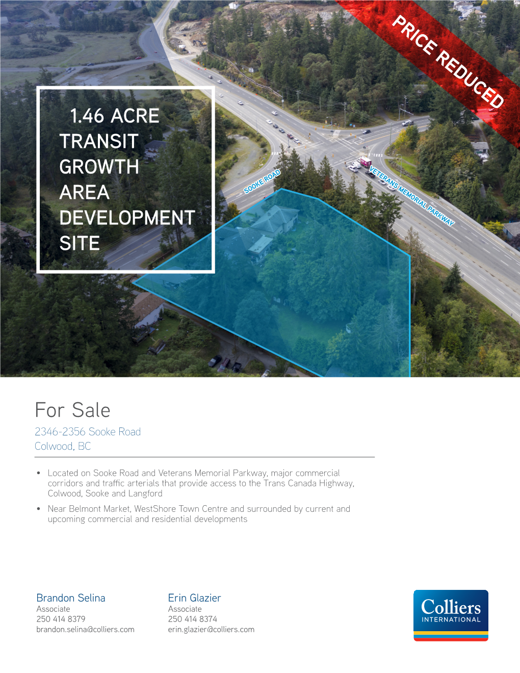 For Sale 2346-2356 Sooke Road Colwood, BC