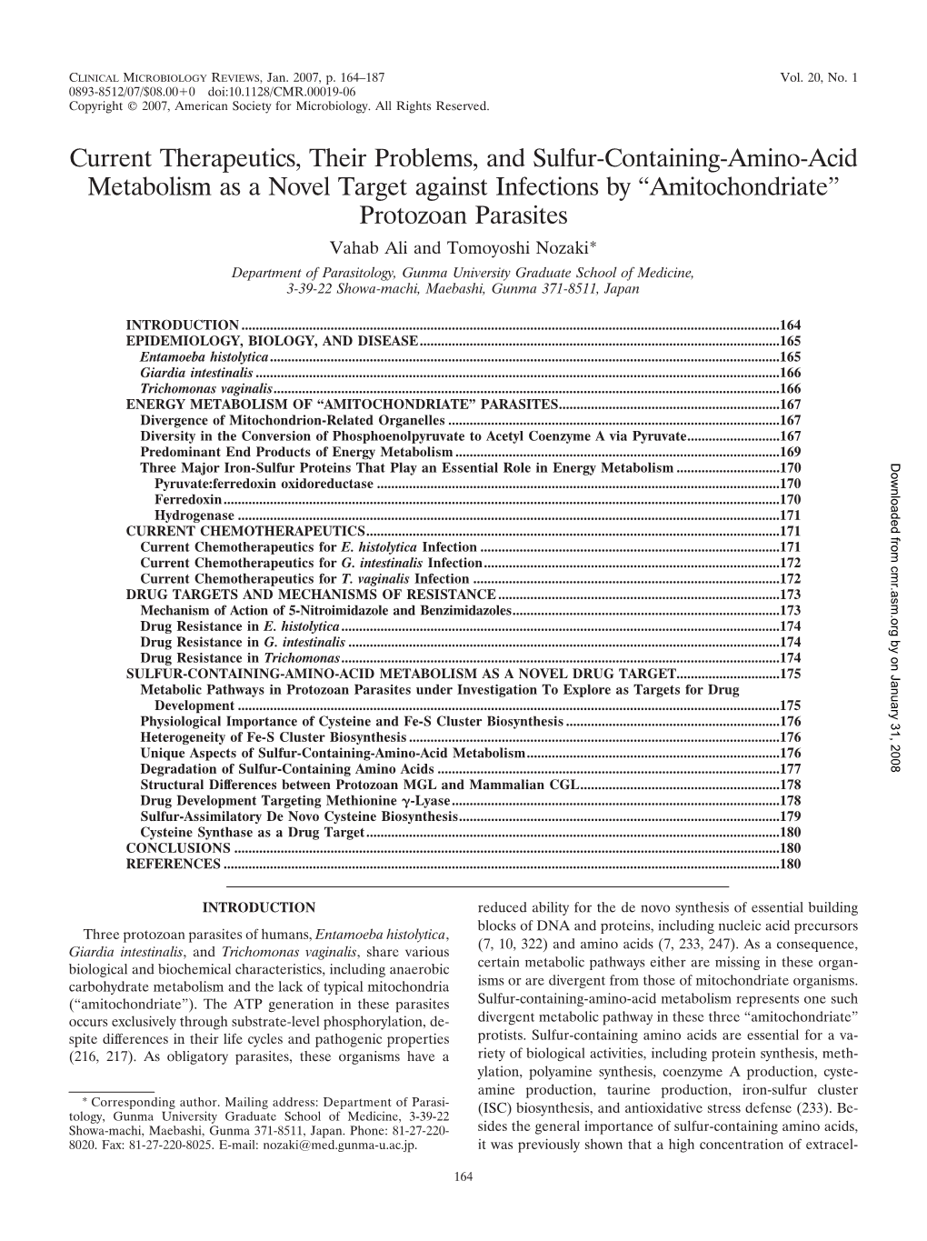 Current Therapeutics, Their Problems, and Sulfur-Containing