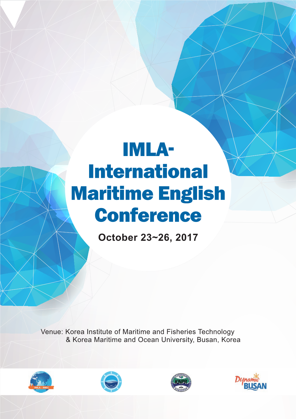 International Maritime English Conference October 23~26, 2017