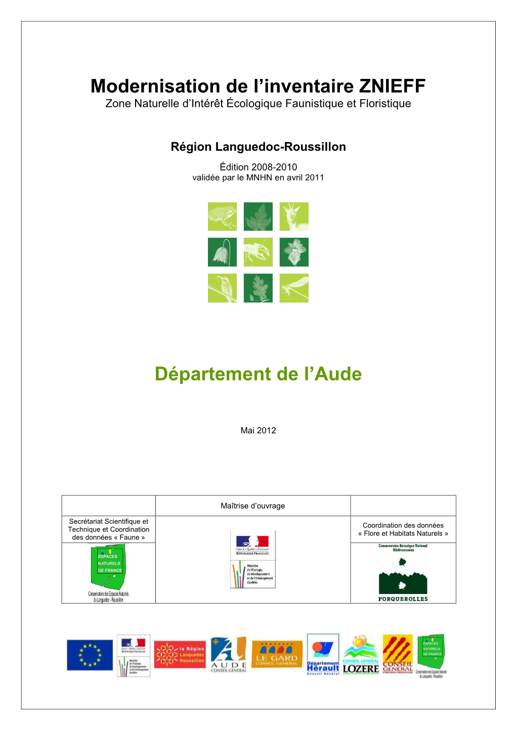 Cahier Départemental De L'aude