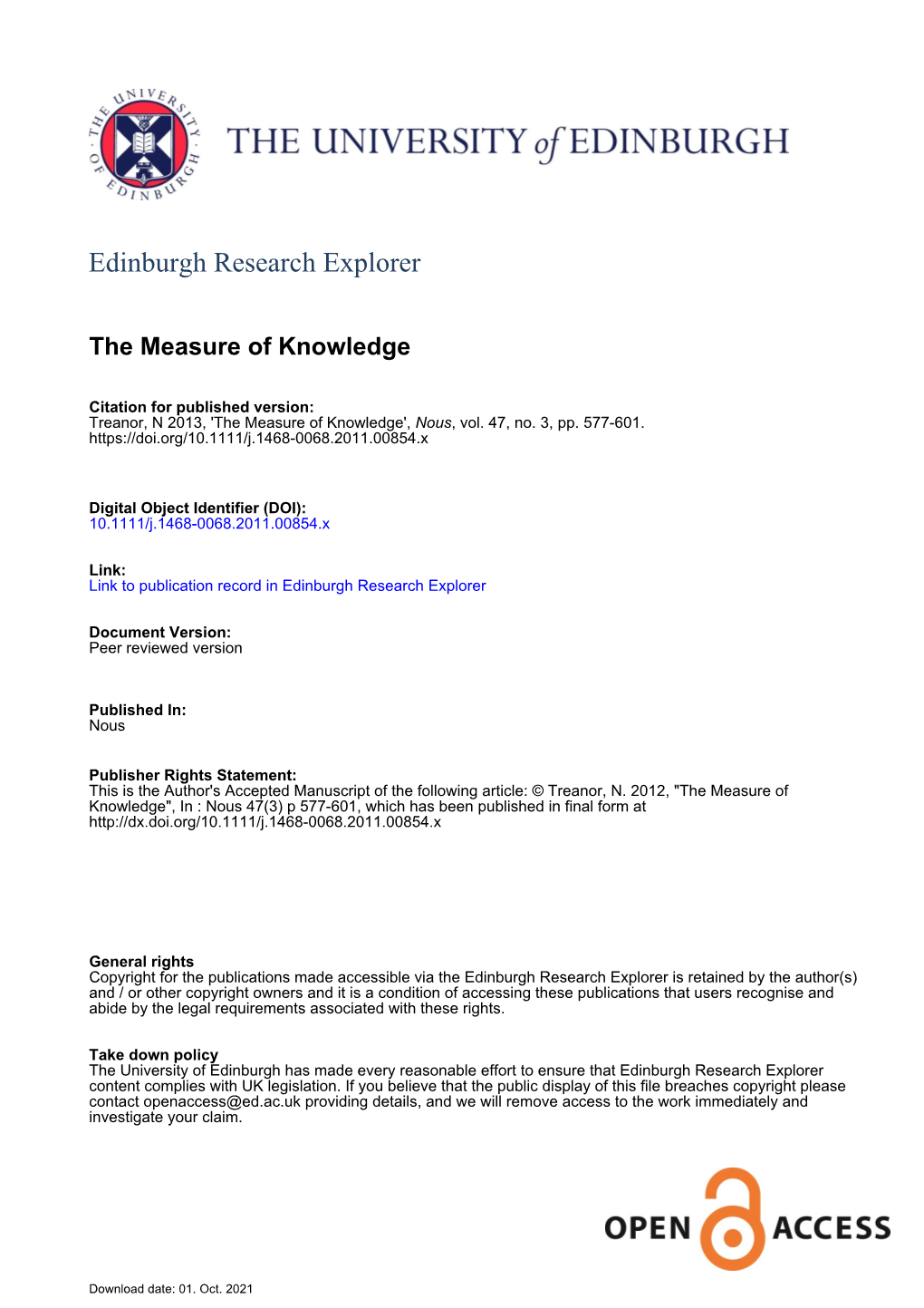 Edinburgh Research Explorer