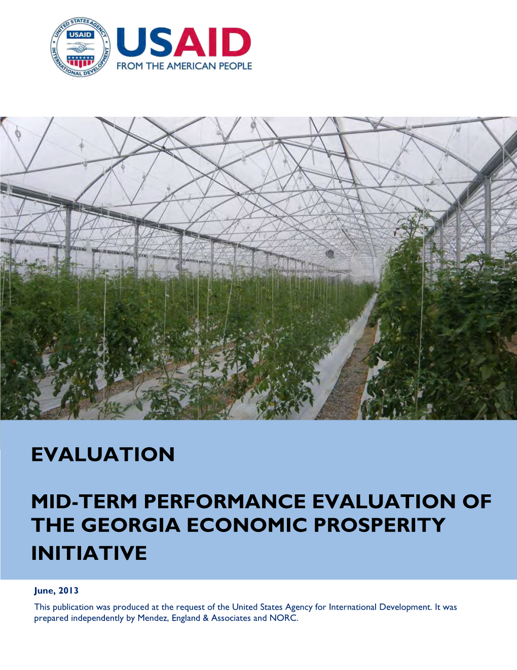 Evaluation Mid-Term Performance Evaluation Of