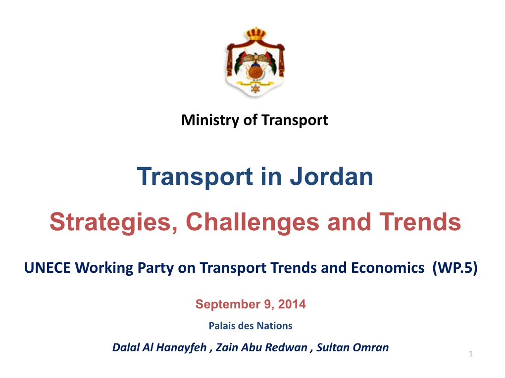 Transport in Jordan