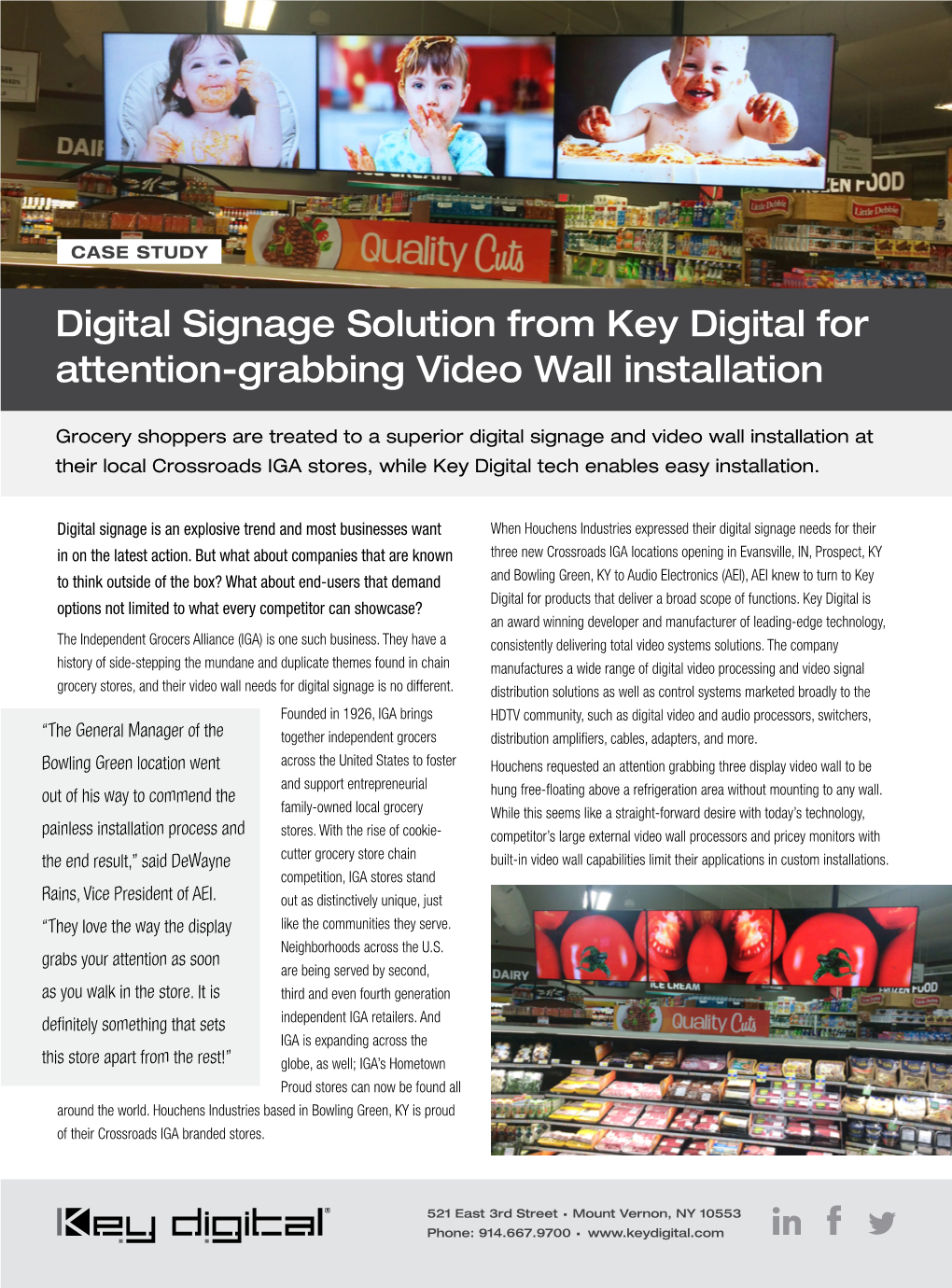 Digital Signage Solution from Key Digital for Attention-Grabbing Video Wall Installation