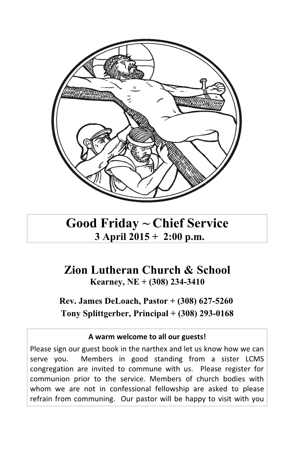 Good Friday Chief Service