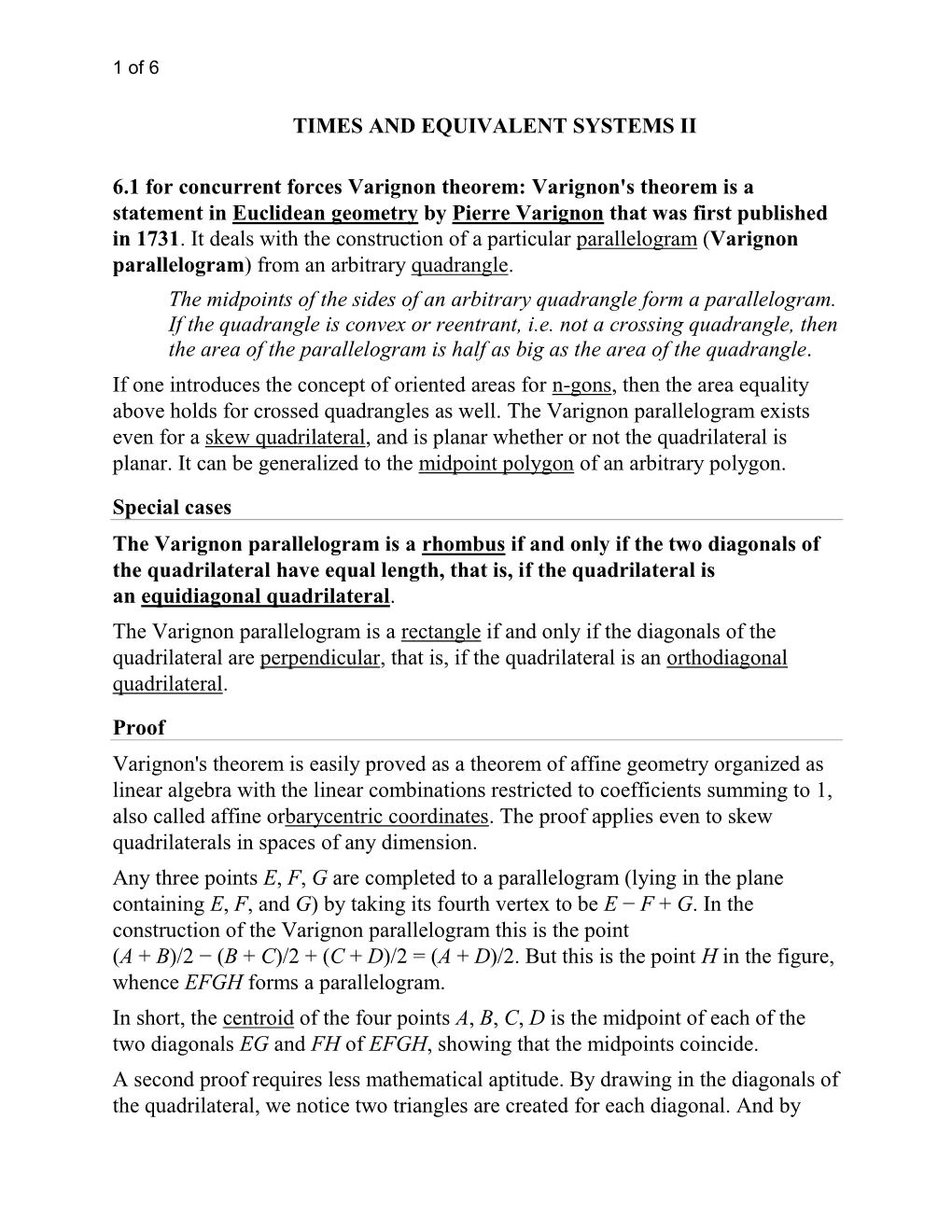 TIMES and EQUIVALENT SYSTEMS II 6.1 for Concurrent