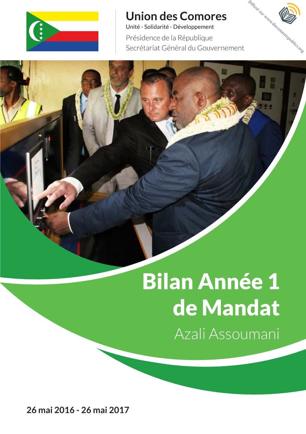 Bilan Année 1 De Mandat Azali Assoumani