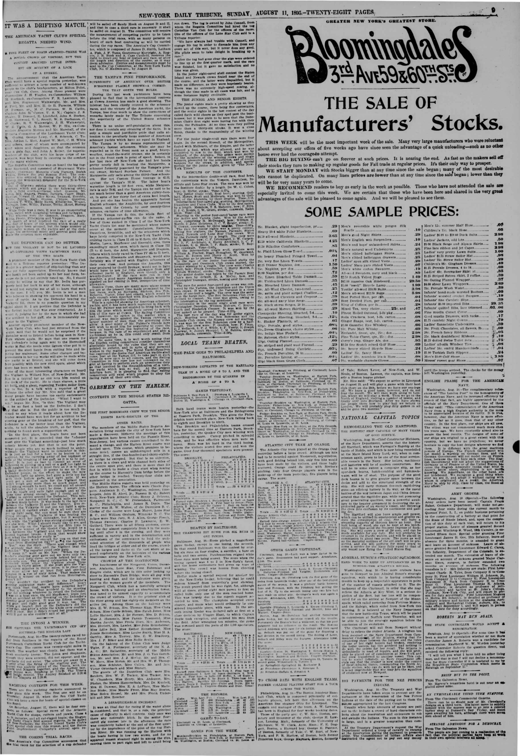 Manufacturers' Stocks