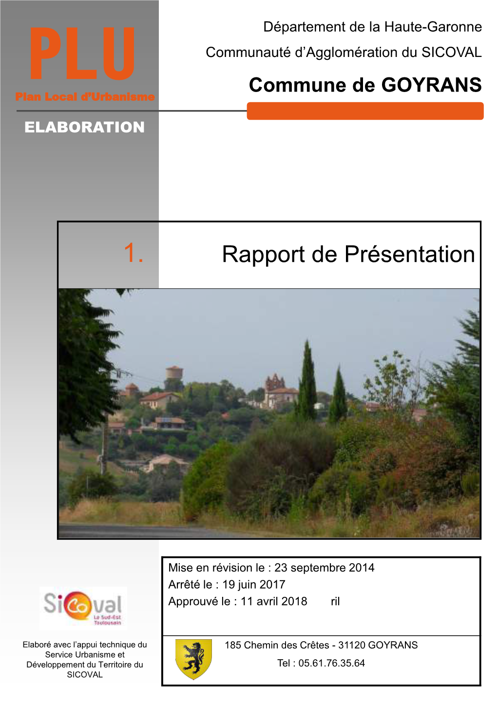 Rapport De Présentation