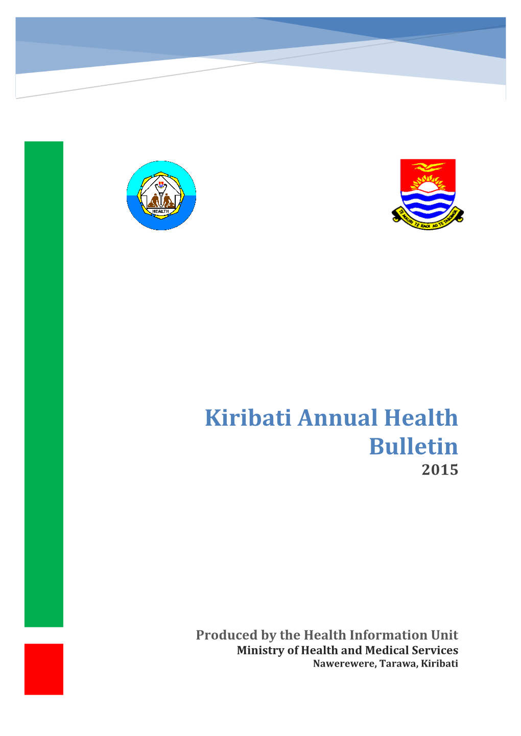 Kiribati Annual Health Bulletin 2015