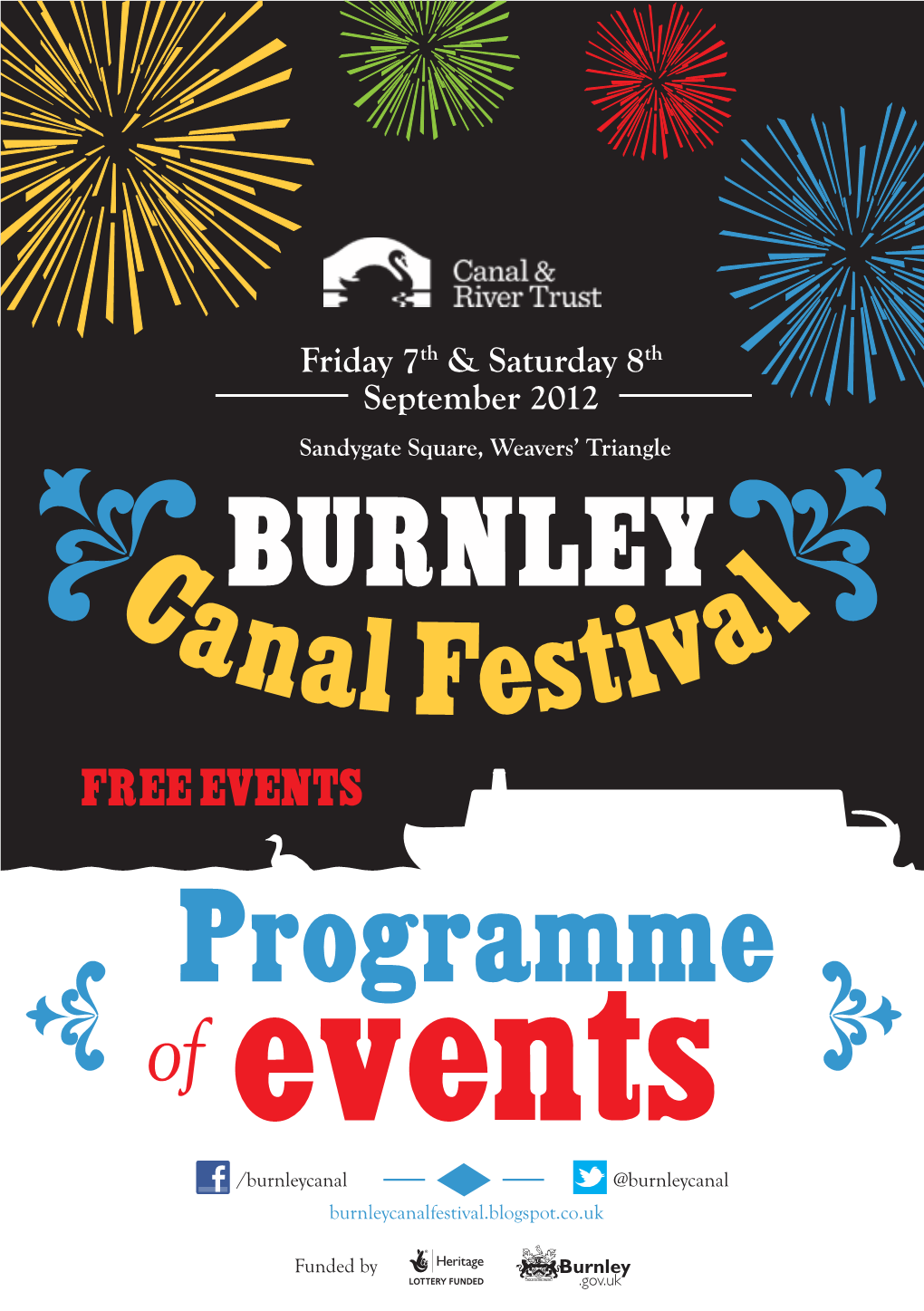 Programme of Events /Burnleycanal @Burnleycanal Burnleycanalfestival.Blogspot.Co.Uk