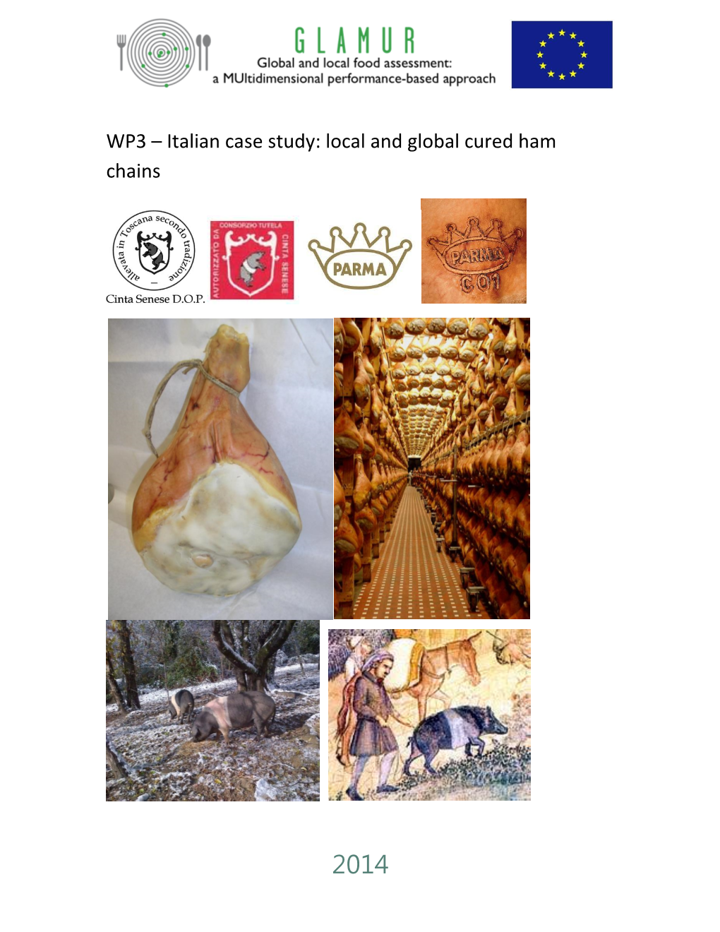 Local and Global Cured Ham Chains