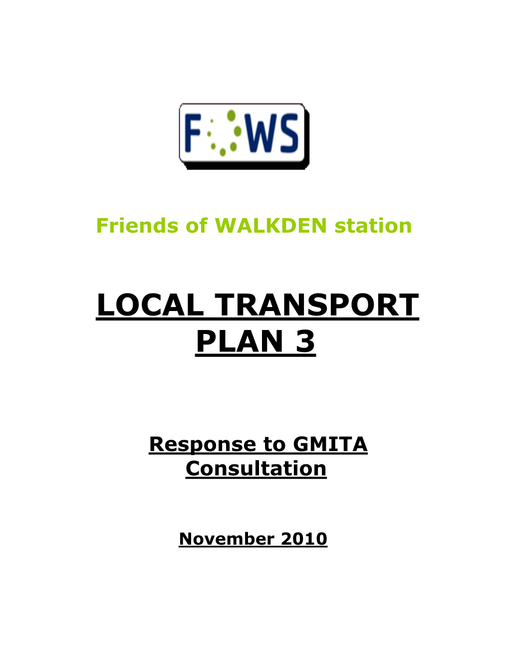 Local Transport Plan 3