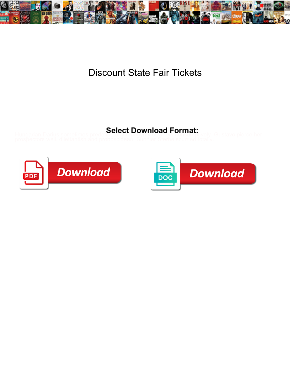 Discount State Fair Tickets