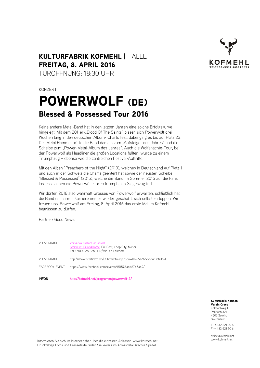 Powerwolf (De)