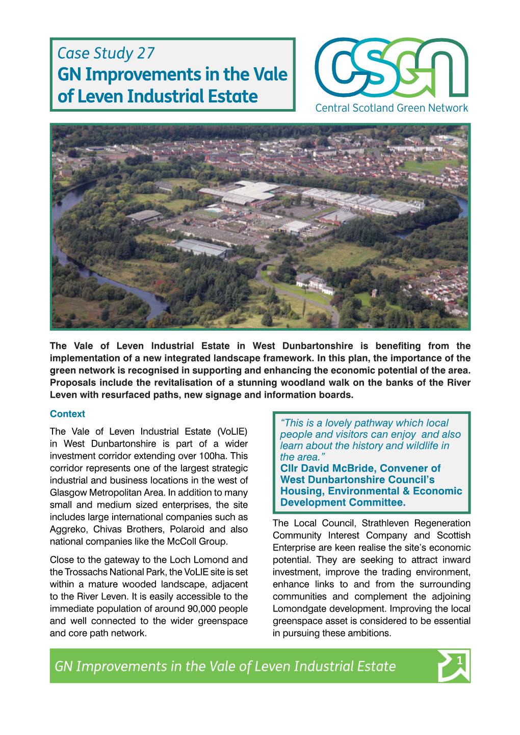 CSGN Vale of Leven Case Study