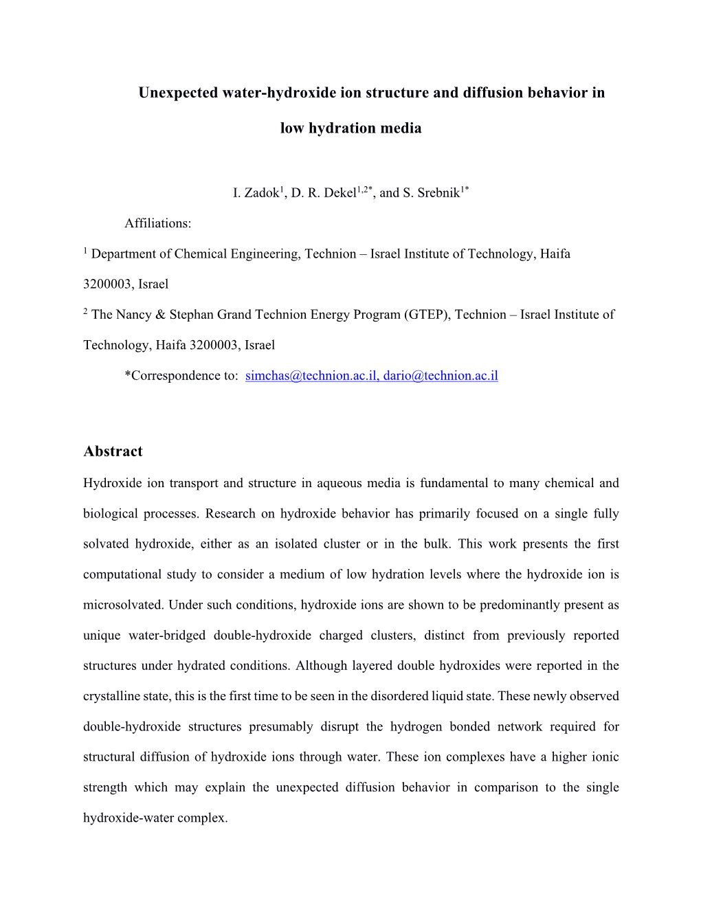 Unexpected Water-Hydroxide Ion Structure and Diffusion Behavior In