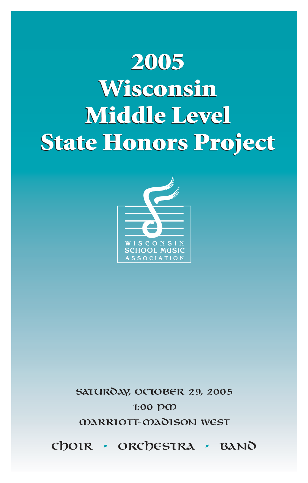 '01 Middle Level Program