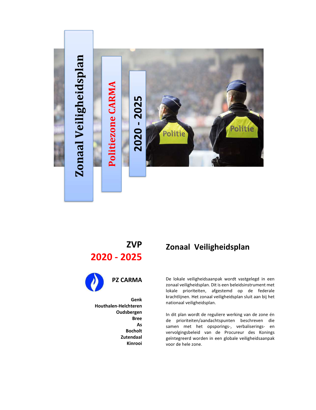 Zonaal Veiligheidsplan 2020-2025