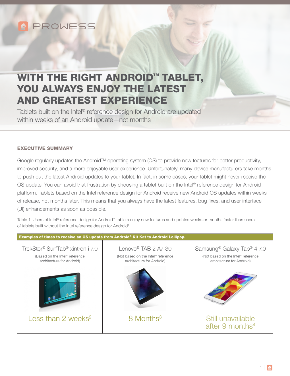 With the Right Android™ Tablet, You Always Enjoy