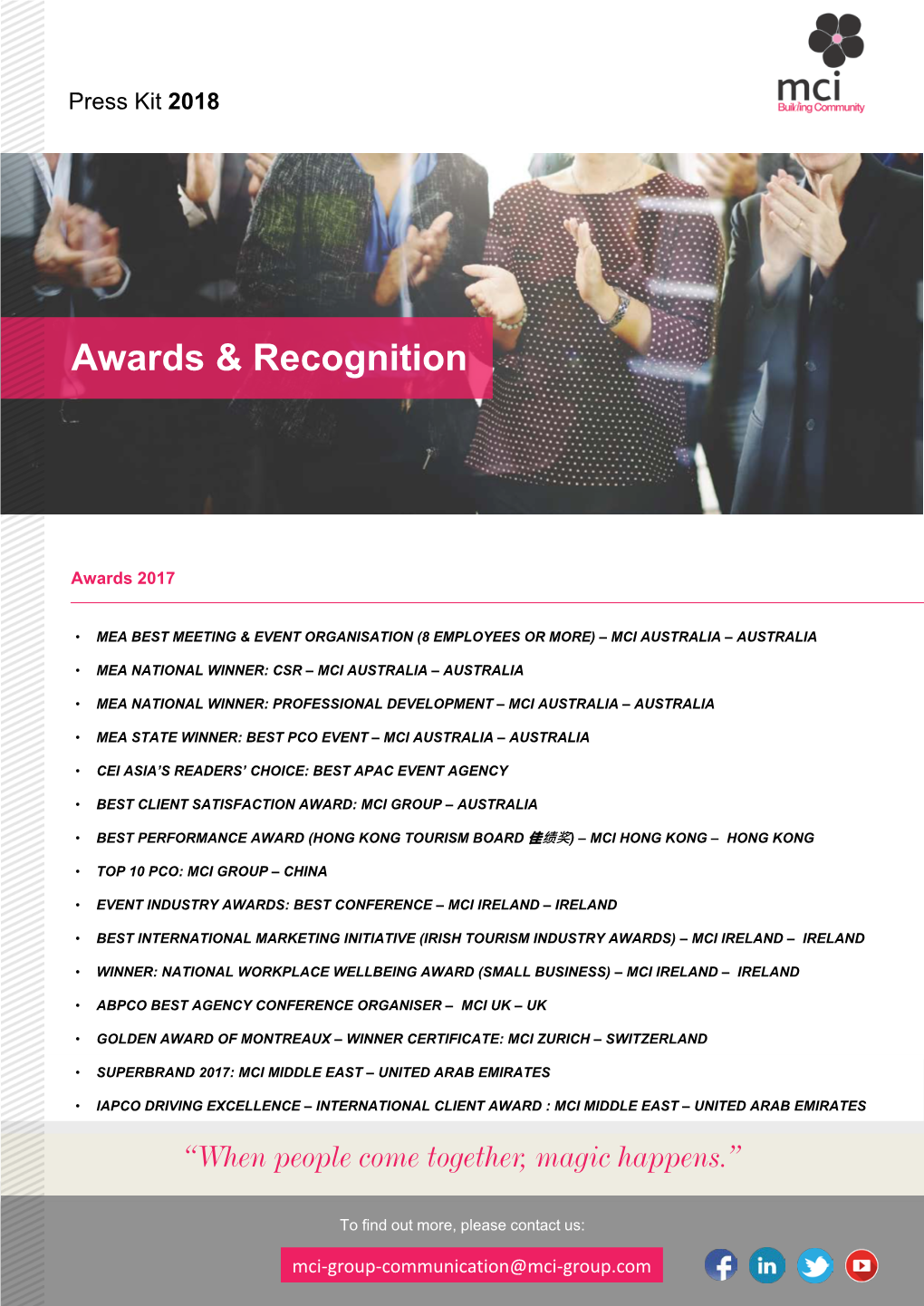 Awards & Recognition