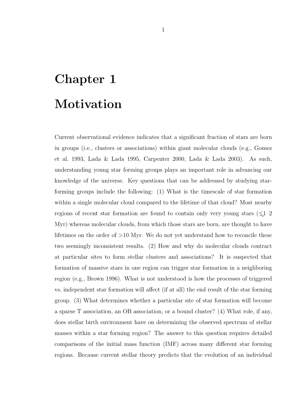 Chapter 1 Motivation