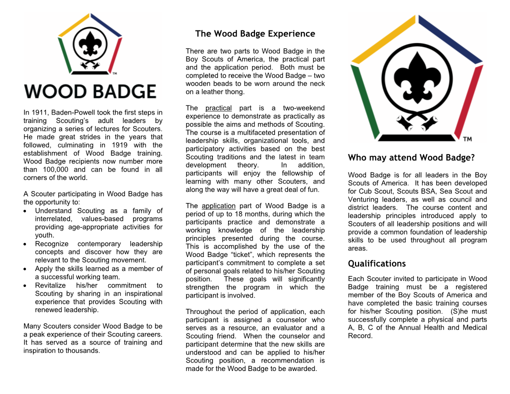 2021 Woodbadge Flier