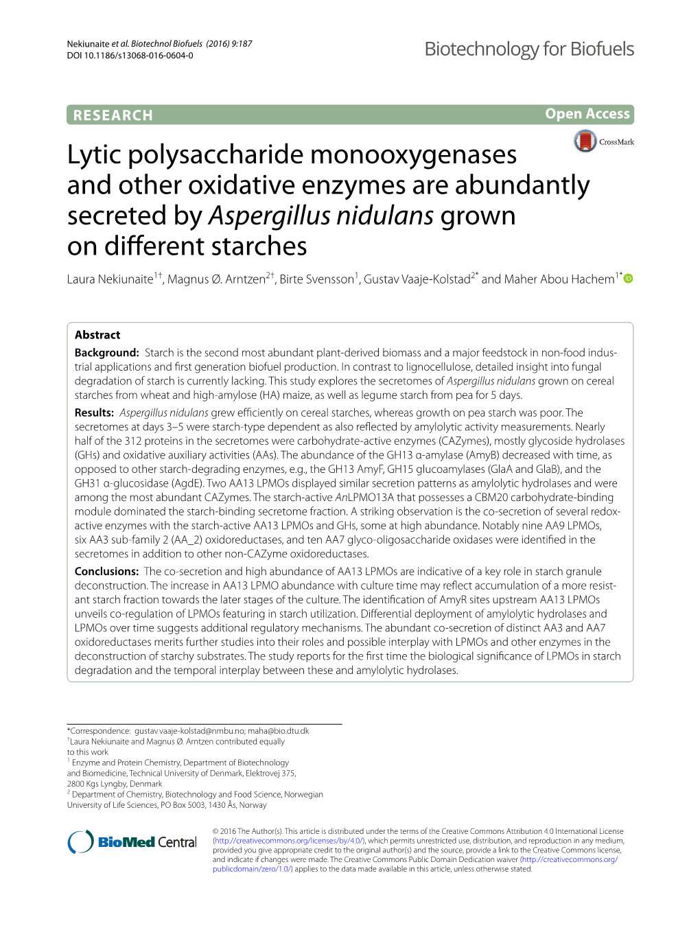 Lytic Polysaccharide Monooxygenases and Other Oxidative Enzymes