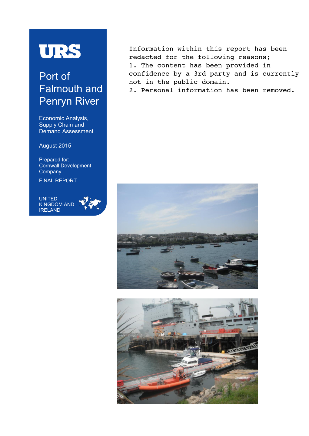Penryn River Study Economic Impact Assessment Final Report