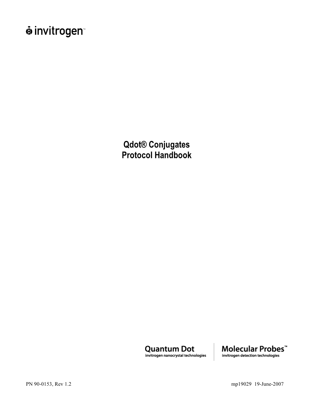 Qdot® Conjugates Protocol Handbook