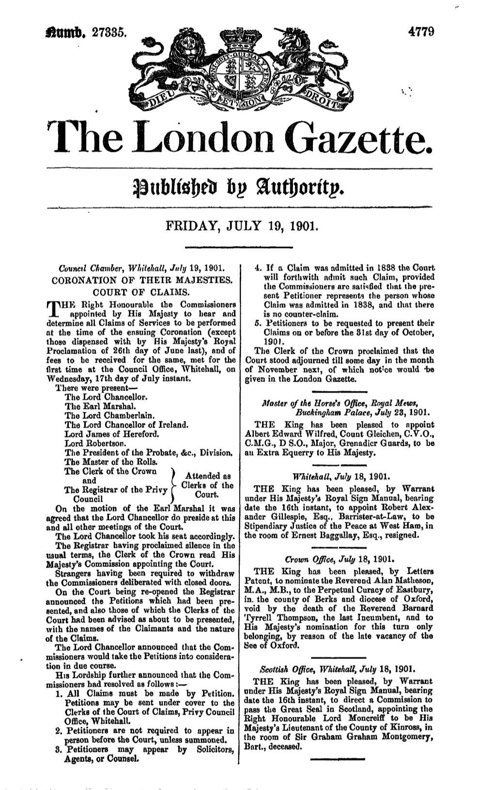 The London Gazette