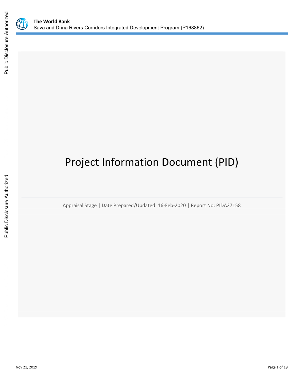 World Bank Document