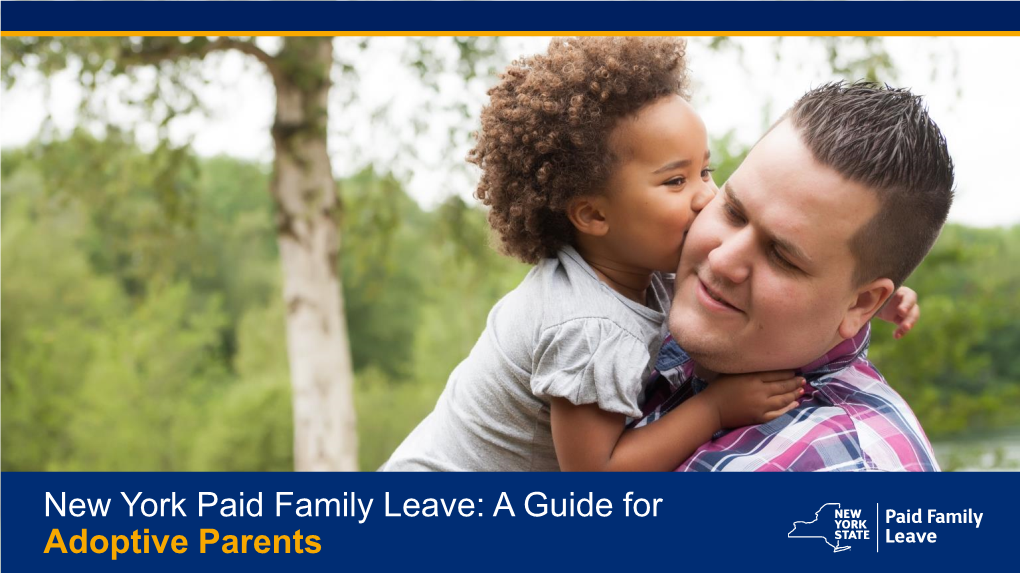 A Guide for Adoptive Parents Agenda