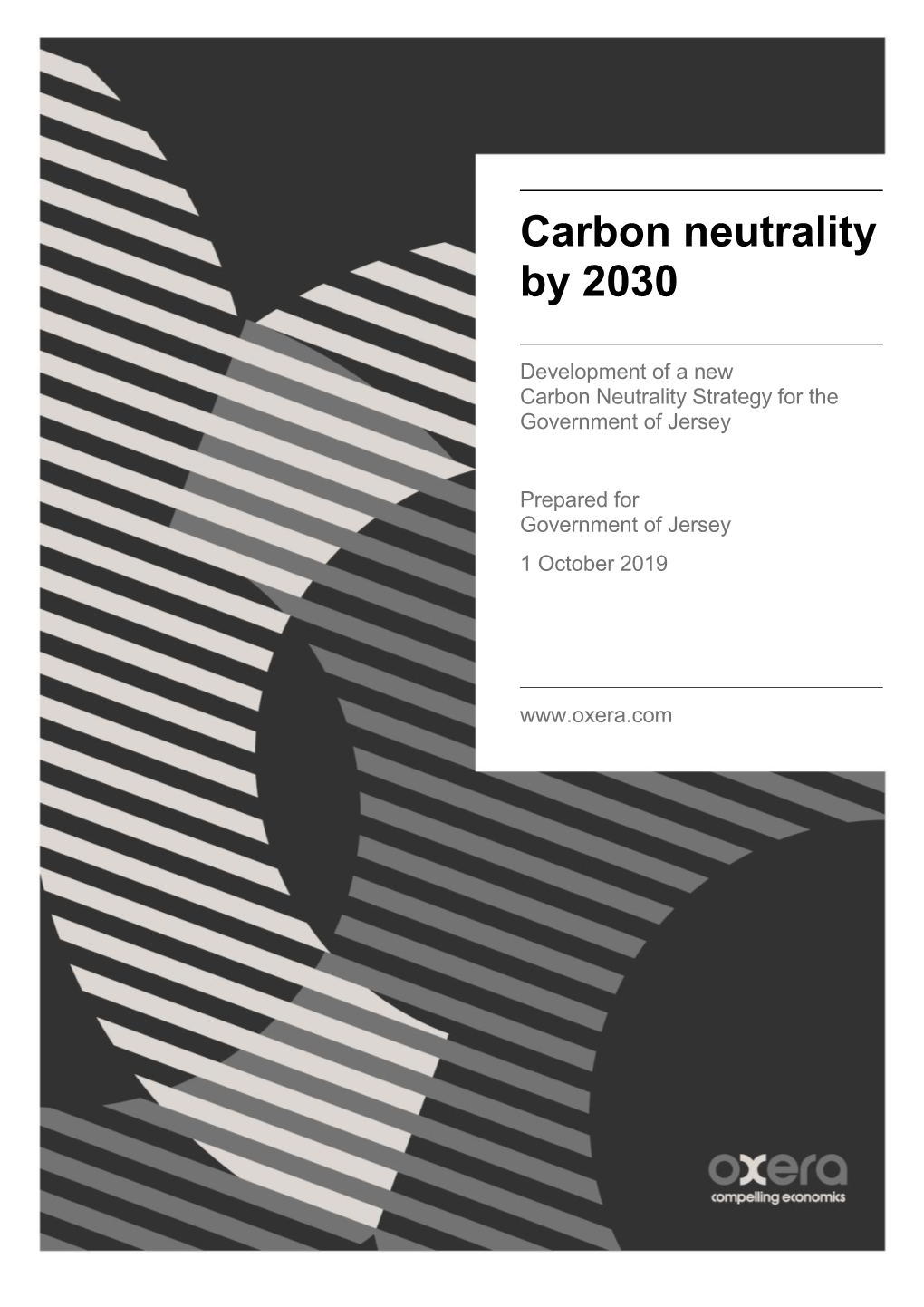 Carbon Neutrality by 2030