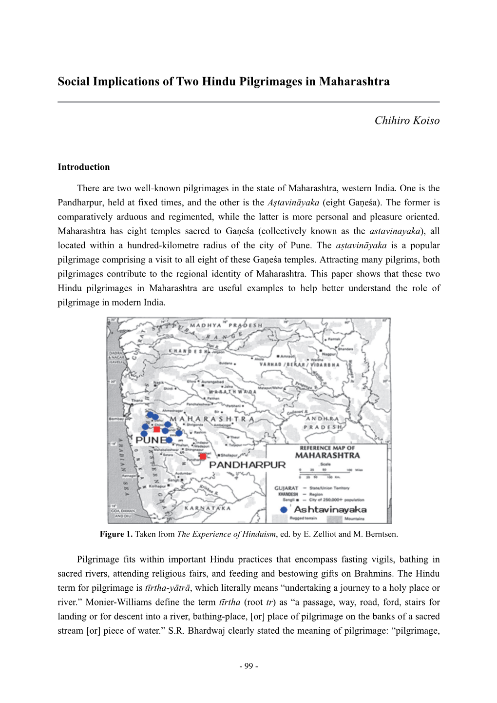 Social Implications of Two Hindu Pilgrimages in Maharashtra