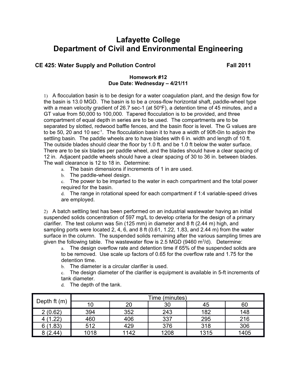 Department of Civil and Environmental Engineering s2