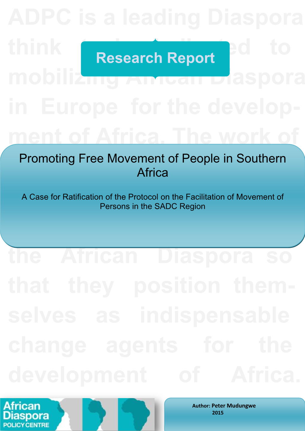 Promoting Free Movement of People in SADC