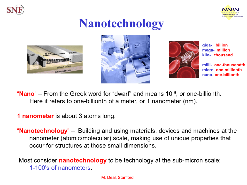 Nanotechnology