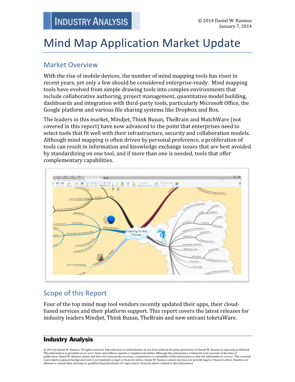 Mind Map Application Market Update