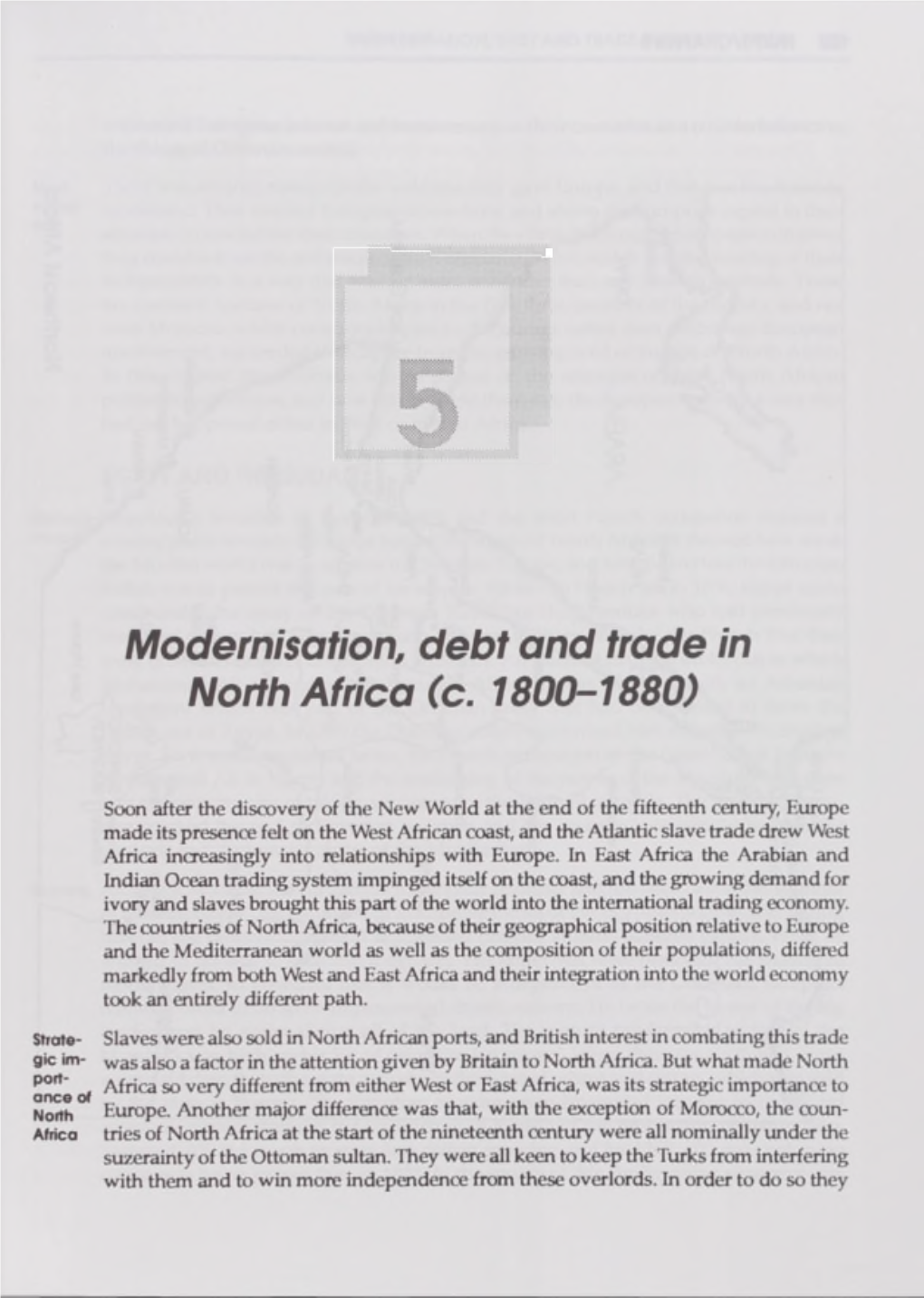 Modernisation, Debt and Trade in North Africa 139