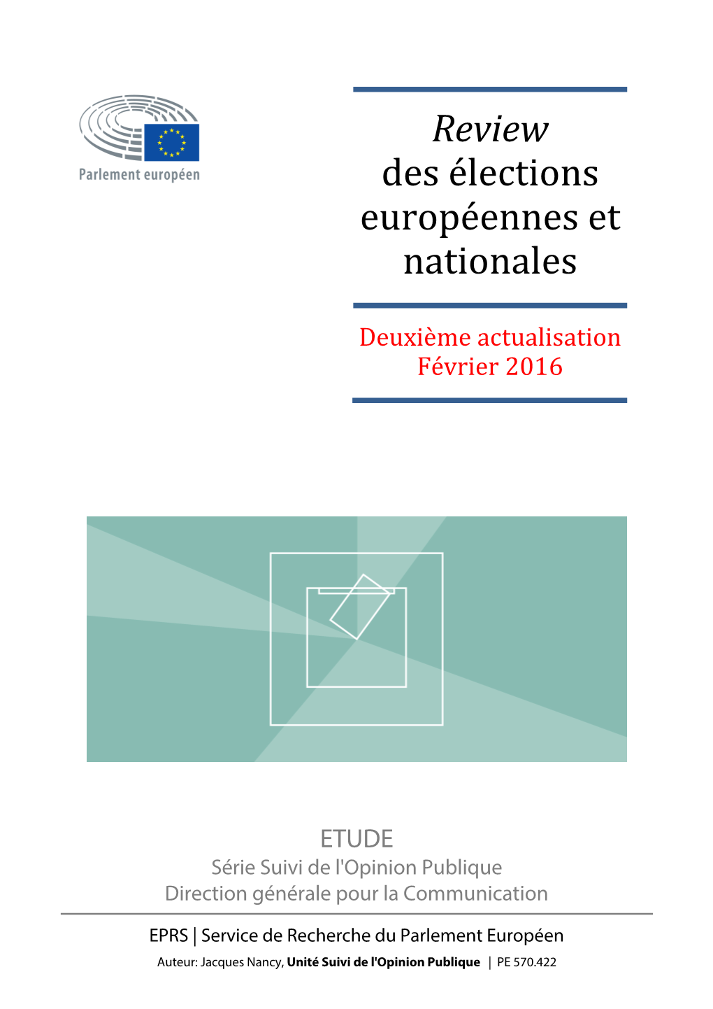 Review Des Élections Européennes Et Nationales