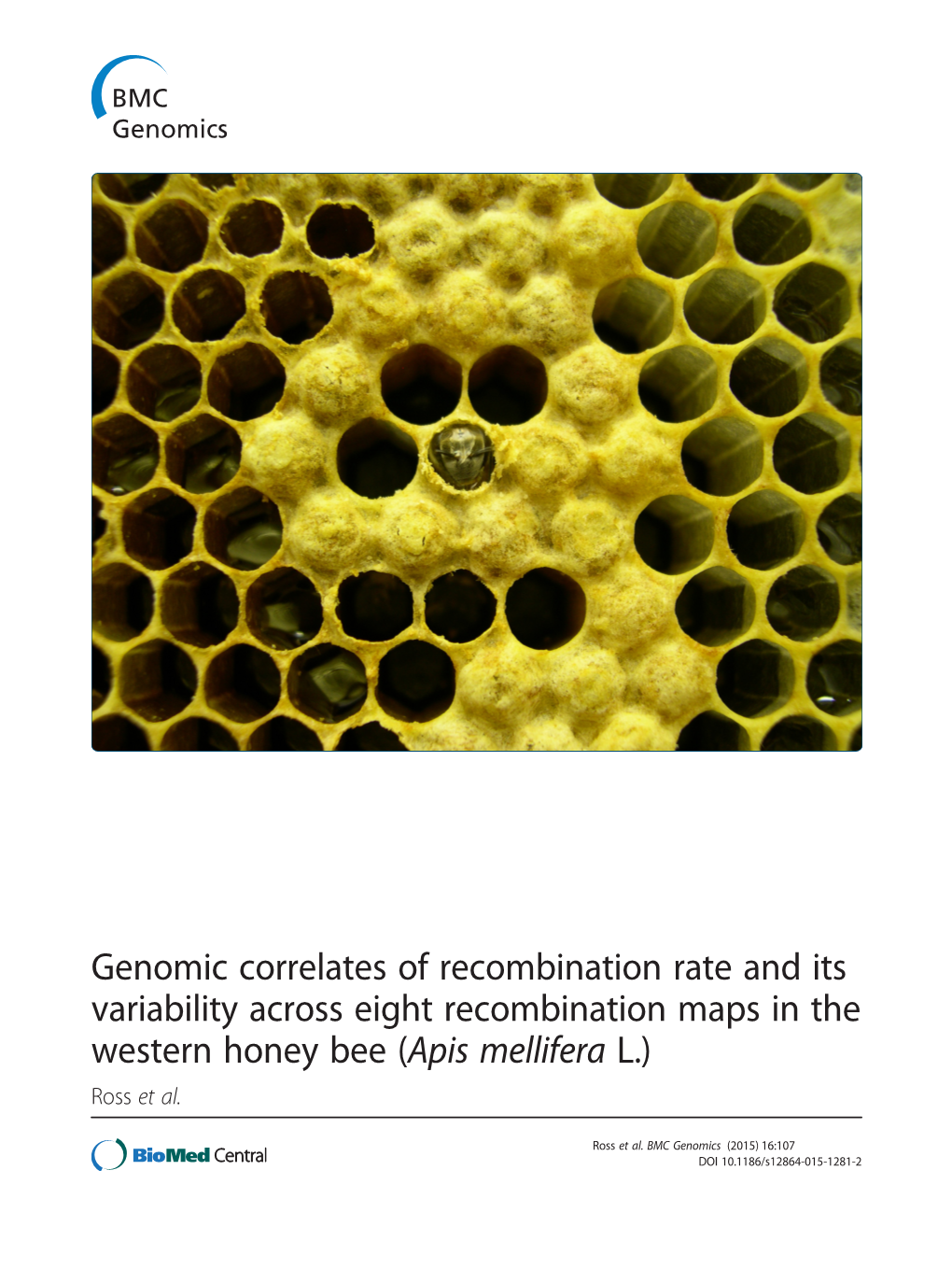 Apis Mellifera L.) Ross Et Al