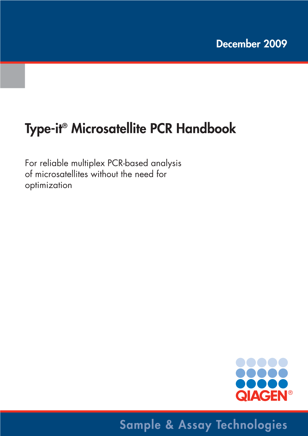 Type-It® Microsatellite PCR Handbook