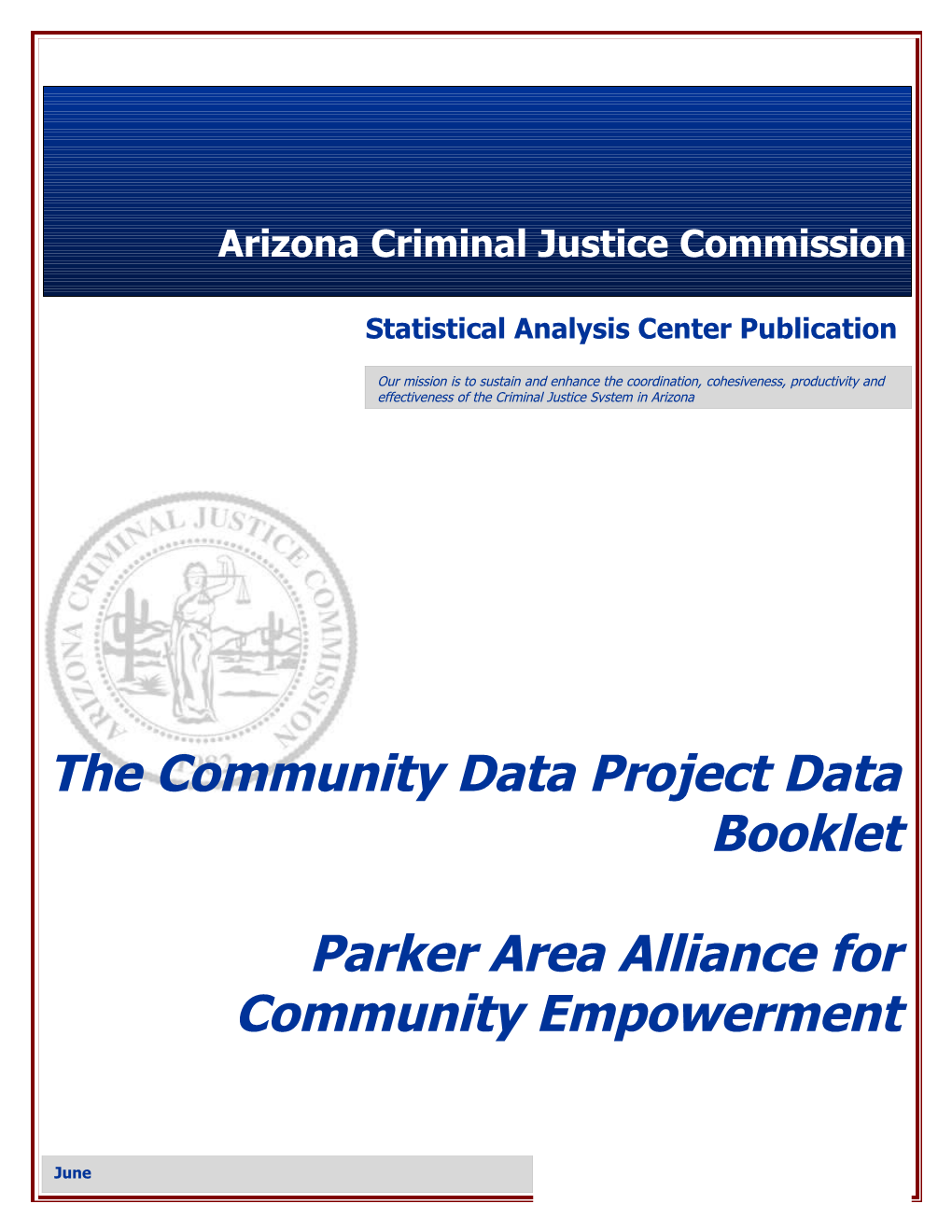 Arizona Criminal Justice Commission