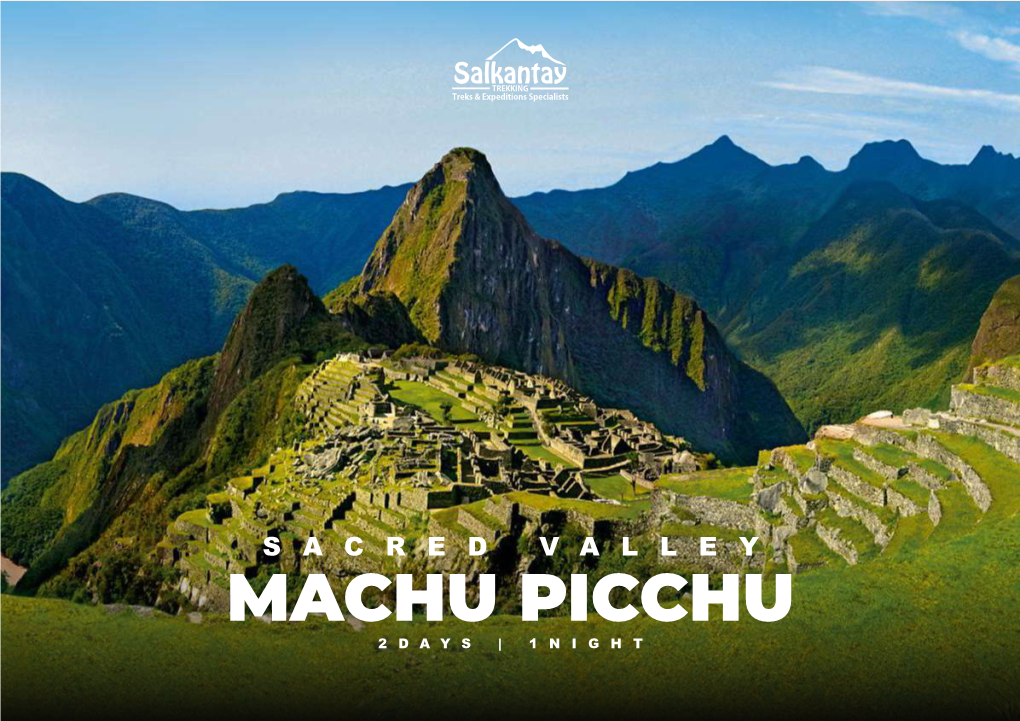Machu Picchu & Sacred Valley of the Incas 2 Days.Cdr