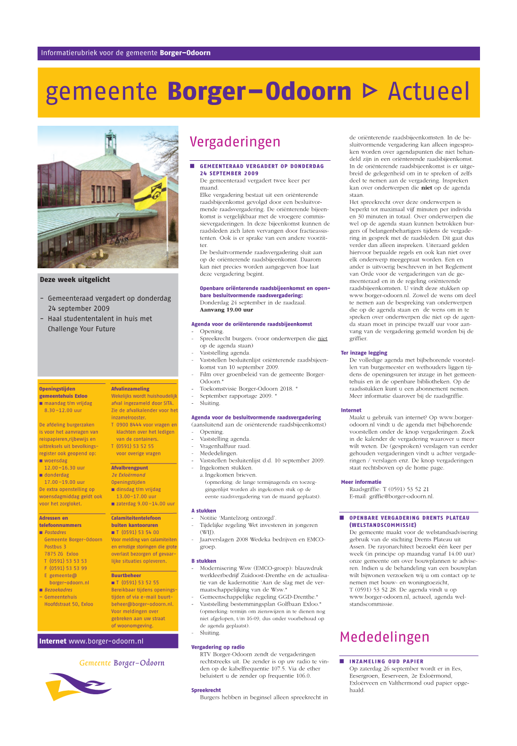 Gemeentepagina's Week 39:Gemeentepagina's Week 36.Qxd