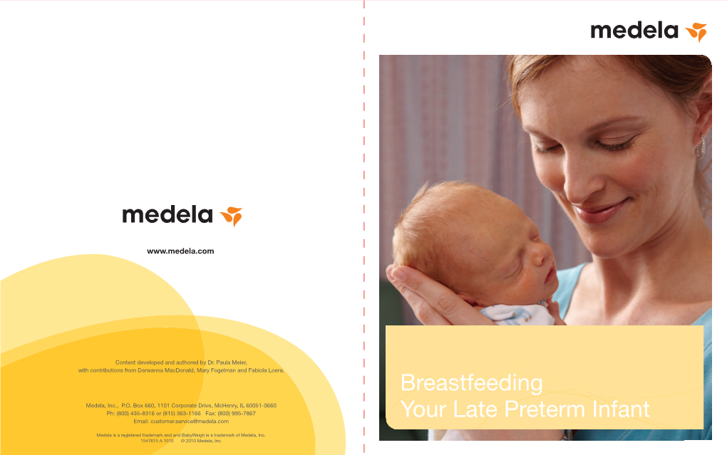 Breastfeeding Your Late Preterm Infant