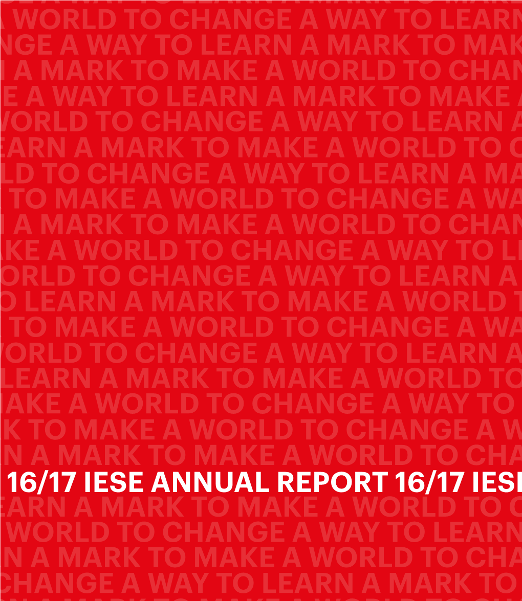 Iese Annual Report 2016-2017