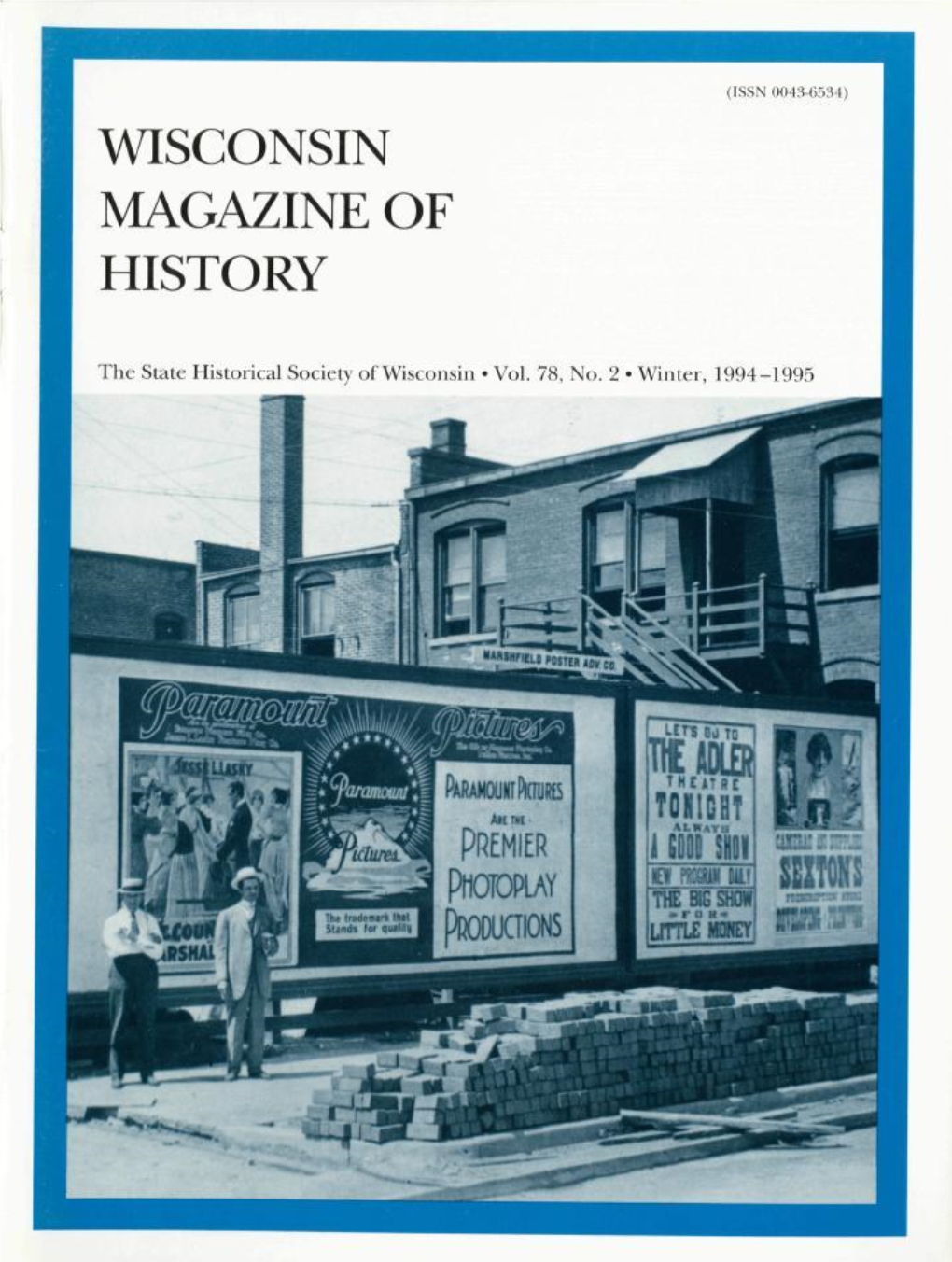 Wisconsin Magazine of History