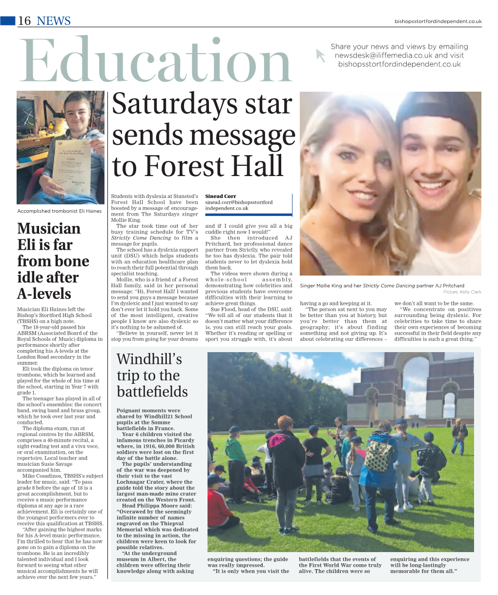 Bishop's Stortford Independent – Forest Hall School